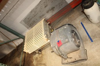 Used Cast Iron Radiator 25x20x7, And Floor Carpet Blower