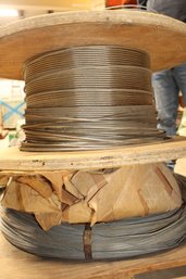 Large Spools Stainless Braided Cable, Roll Bailing Wire Another 3/8 Roll Cable