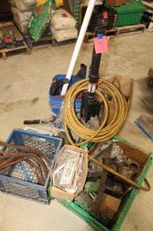 Misc Pipes, Cast, Steel, Generic Pole Mount ( Cement Mixer?), Airhose Condensation Removal Pump