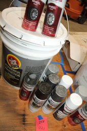 11 Spray Paint Cans Grey Whie Black 5gal Rust Protection