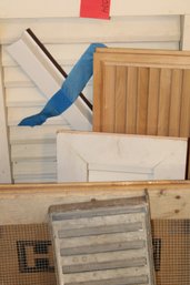 Lot Of Misc Sized Wooden Vents See Pics, 1 Metal