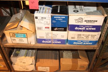 5 Cases Of Drywall Screws Various Sizes