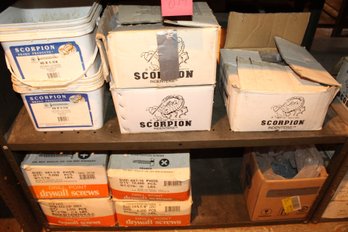 Multiple Boxes Drywall Screws Various Sizes, Self Tapping Screws