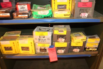 12 Boxes Masonry Nails Different Sizes