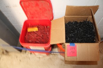 4 Cases Misc Firestone All Purpose Red & Black Coated  Screws