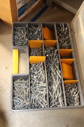 Tote Full Of Various Sized Drive Pins