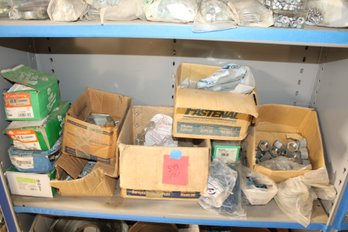 Various Size Lag Screws And Bolts