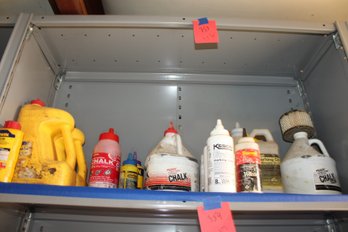 15 Jugs Of Marking Chalk Different Colors