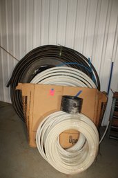 Large Lot: Radiant Floor Heating Piping And Tubing Various Sizes Misc