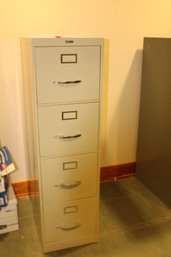 4 Drawer Tall Filing Cabinet Beige