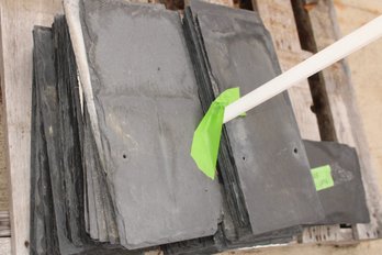 60 (approx ) Pieces Of Black  Slate 14 X 7.5