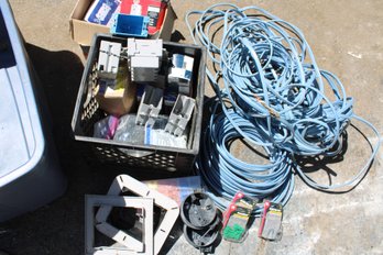 Electrical Wire - 3 Wire WBG 12-2 50ft , 5ground Fault Fixtures, Wire Caps, Boxes, Misc