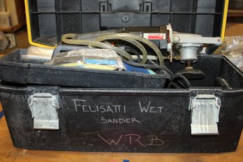Felisatti Wet Sander Tp-117/120 With Stanley Fat Max Tool Box