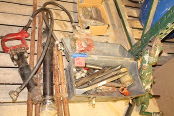 Pneumatic  Jack Hammer , Chipping Hammer, Bits, And Misc Parts