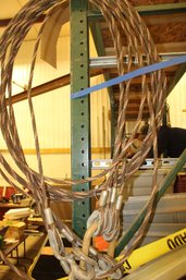 Half Inch Braided Wire Tow Cable 20ft , 1 Inch Nylon Rope 20ft Accessories