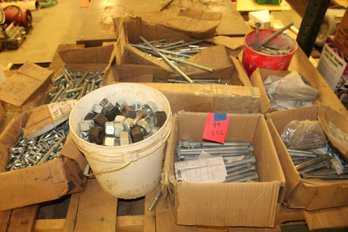 Large Heavy Duty Metal Screwed Hardware And Nuts Various Sizes (#2)