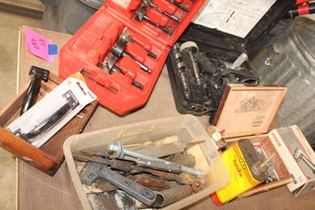 Large Hole Saw Set, Porter Cable Door Boring Jig Misc