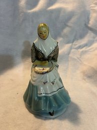 Porcelain Figurine Of A Victorian Lady In Traditional Dress