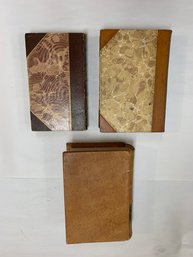 ANTIQUE LEATHER BOUND BOOKS