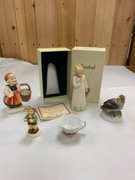 GOEBEL HUSH A BYE WITH OTHER FIGURINES