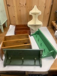 LOT OF 5 SHELVING UNITS