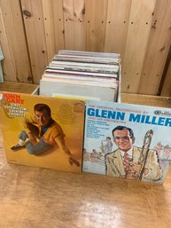 87 ALBUMS INCLUDING APPLE CRATE