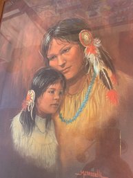 M. CAROSELLI SIGNED ARTWORK