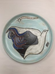 MARA MEXICO ART POTTERY WALL PLATE