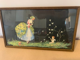 VINTAGE MARY GOLD TSANYA PRINT