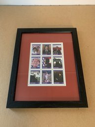 RONALD REAGAN STAMPS FRAMED