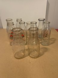 10 MILK BOTTLES