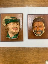 PAIR OF VINTAGE BOSSIN HEADS