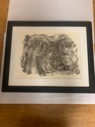 'TWO SOLITUDES ' SIGNED LITHOGRAPH BY BARBARA SWAN