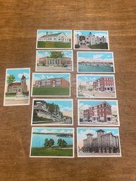 POST CARDS OF LACONIA NH, WEIRS BEACH, WINNISQUAM, WINNIPAUSAUKEE