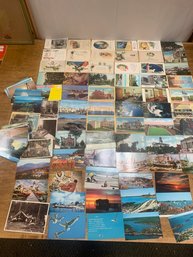 93 ASSORTED CHRISTMAS AND OTHER POST CARDS (XMAS ARE ABOUT 100 YEARS OLD)