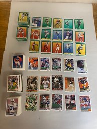 BOX OF FOOTBALL CARDS, FLEER 91, ECT.