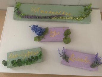 4 MISC. HAND MADE SIGNS