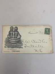 1900 GOLD DUST WASHING POWDER ENVOLOPE ADDRESSED TO NH