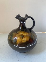 VINTAGE WELLER  ART POTTERY LOUWELSA EWER  5.5'h