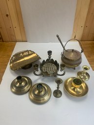 CANDLE HOLDERS AND MISC.