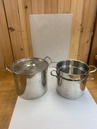 LOBSTER POT WITH POT AND STRAINER