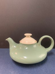VINTAGE LIGHT GREEN TEAPOT  9.5'W X 5'H