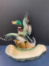 1958 LANE AND CO. DUCK LAMP PLANTER  13.75' X 13'H