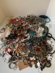 OVER 12 POUNDS OF ASSORTED JEWELRY, WATCHES, ETC.   KP#2