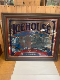 ICE HOUSE MIRROR ADVERTISING  33' X 28.5'