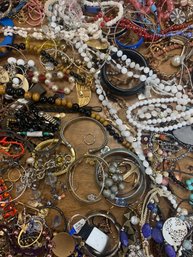 10 POUNDS OF JEWELRY ASSORTED, CUSTOM