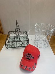 NEW CHOPPERS HAT WITH METAL BASKETS
