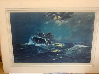 'THE TANKER' SIGNED PRINT