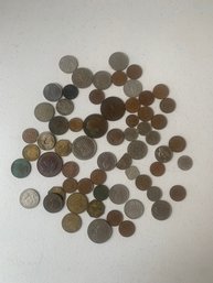 MISC. LOT OF FOREIGN COINS
