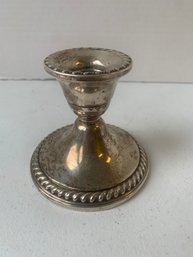 WEIGHTED STERLING SILVER CANDLESTICK HOLDER